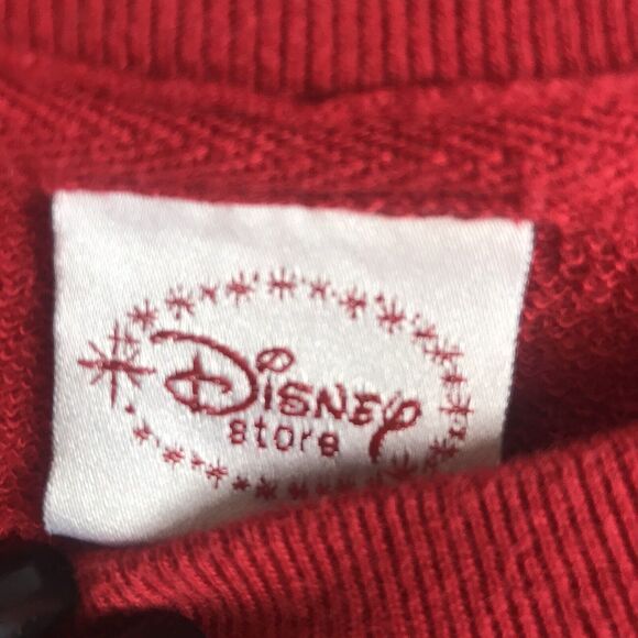 Disney Store Buzz Lightyear And Woody Red Crewneck Sweatshirt Size Youth 7/8 - Picture 3 of 4